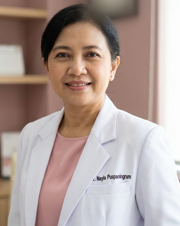 Potret dr. Nayla Puspaningrum, Sp.D.V.E.